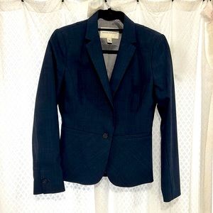 Dark blue Banana republic blazer. Business professional.